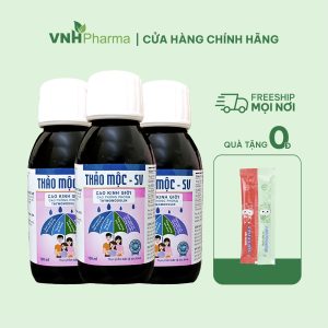 Combo 3 Chai Siro Thảo Mộc SV Cao Kinh Giới – Giảm Ho, Tăng Sức Đề Kháng, Giảm Viêm Đường Hô Hấp