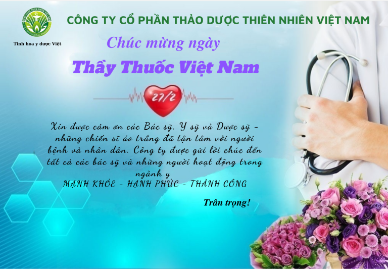 CHÚC MỪNG KỈ NIỆM 67 NĂM NGÀY THẦY THUỐC VIỆT NAM
