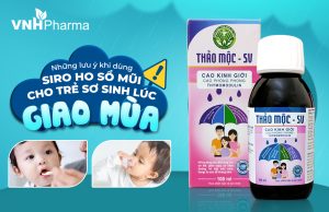 Những lưu ý khi dùng siro ho sổ mũi cho trẻ sơ sinh lúc giao mùa