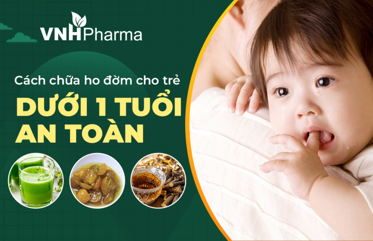 Cách chữa ho đờm cho bé dưới 1 tuổi hiệu quả và an toàn tại nhà