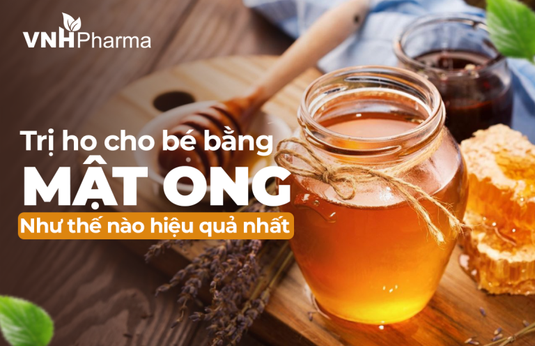 Trị ho cho bé bằng mật ong như thế nào hiệu quả nhất
