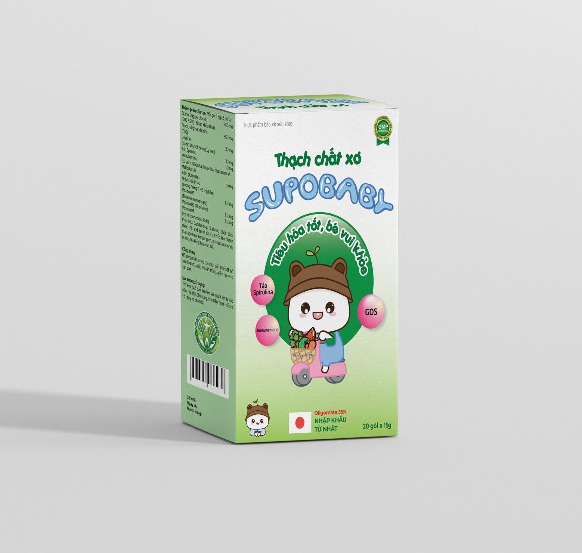 Thạch chất xơ Supo Baby