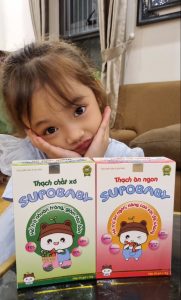 Thạch chất xơ SUPOBABY 5IN1 hỗ trợ nhuận tràng, giảm táo bón ở trẻ