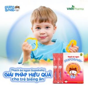 Thạch ăn ngon Supobaby giải pháp hoàn hảo cho trẻ biếng