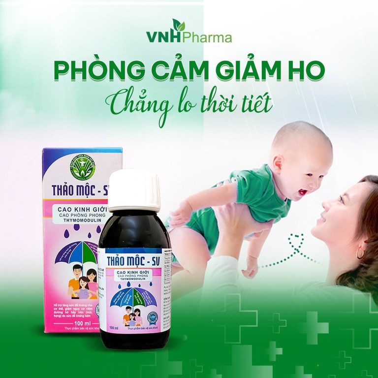 Siro ho thảo mộc SV đặc trị ho đờm ở trẻ sơ sinh 0-12 tháng tuổi một cách hiệu quả