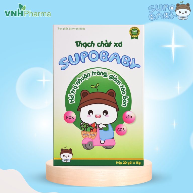 Thực hư thạch chất xơ Supobaby giúp giảm táo bón cho trẻ