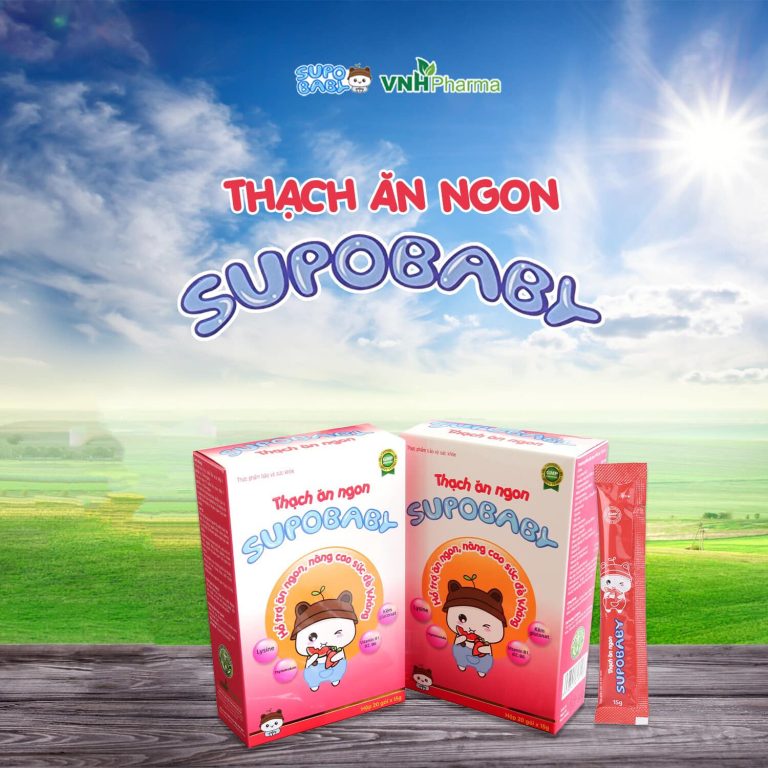 Thạch ăn ngon Supobaby – Bổ sung lysine và taurine hỗ trợ phát triển trí não